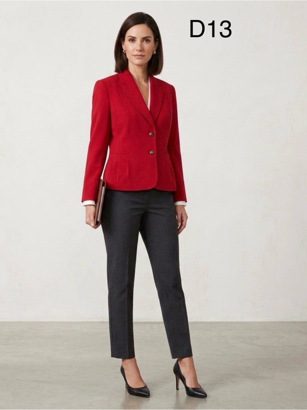 TahariElegant Red Tailored Women's Blazer,Size 10